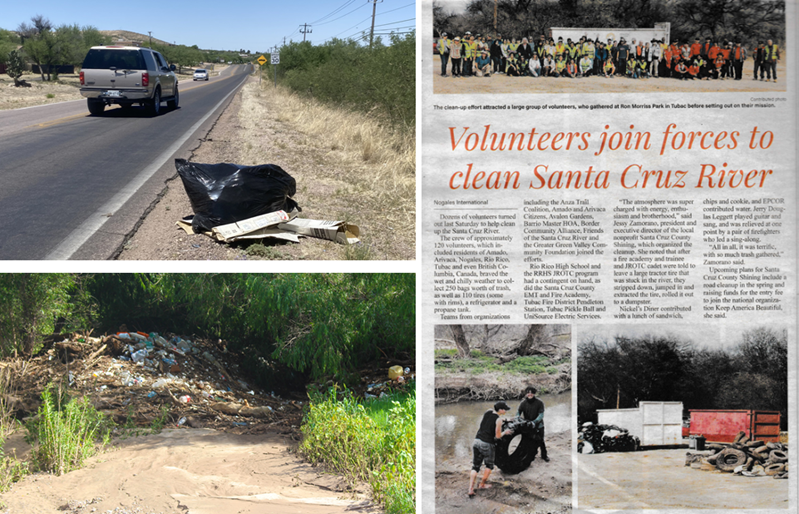Santa Cruz County Shining AZ Clean-up Santa Cruz County
