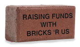 Hanson engraved concrete bricks