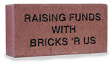 finished engraved belden commemorative brick