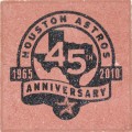 Engraved houston astros anniversary logo brick