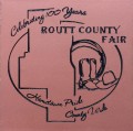 Engraved routt county fair logo brick