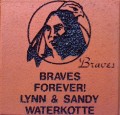 Engraved waterkotte family logo brick