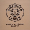 Engraved american legion post 757 logo brick