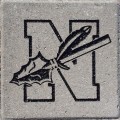 Engraved seminole logo brick