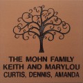 Engraved mohn family logo brick