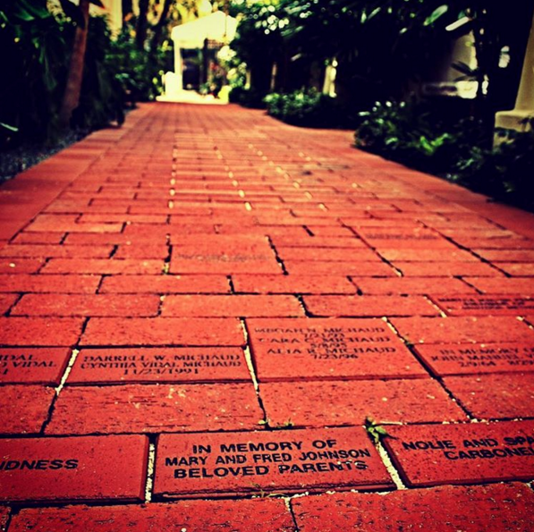 Custom Engraved Bricks For a Courtyard Bricks R Us