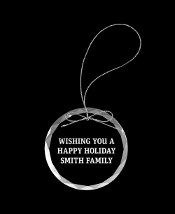 Glass Circle Ornament